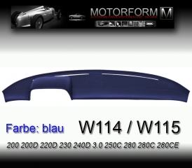 Armaturenbrett-Cover / Abdeckung Mercedes W114/W115 blau
