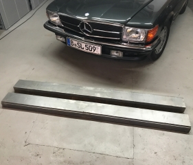 1 Paar Mercedes SL SLC W107 Innenschweller