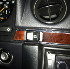 Schalter fuer heizbare Heckscheibe Mercedes SL SLC W107