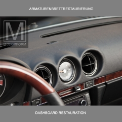Armaturenbrett-Restaurierung für Mercedes W107 SL SLC