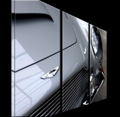 Aston Martin DB6 auf Leinwand mit Keilrahmen