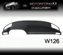 Armaturenbrett-Cover / Abdeckung Mercedes W126 schwarz