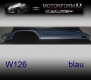 Armaturenbrett-Cover / Abdeckung Mercedes W126 blau