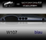 Armaturenbrett-Cover / Abdeckung Mercedes W107 SL SLC blau