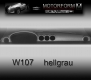 Armaturenbrett-Cover / Abdeckung Mercedes W107 SL SLC grau