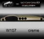 Armaturenbrett-Cover / Abdeckung Mercedes W107 SL SLC creme