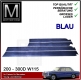1 Satz Einstiegsleisten 4-teilig Mercedes W115 W114 blau